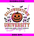Halloween Town University PNG, Retro Pumpkin PNG, Halloween University PNG