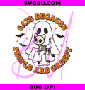 Retro Halloween Cat PNG, People Are Creepy PNG, Cute Ghost Cat PNG