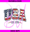 USA Varsity PNG, Patriotic College PNG, Retro USA 1776 PNG