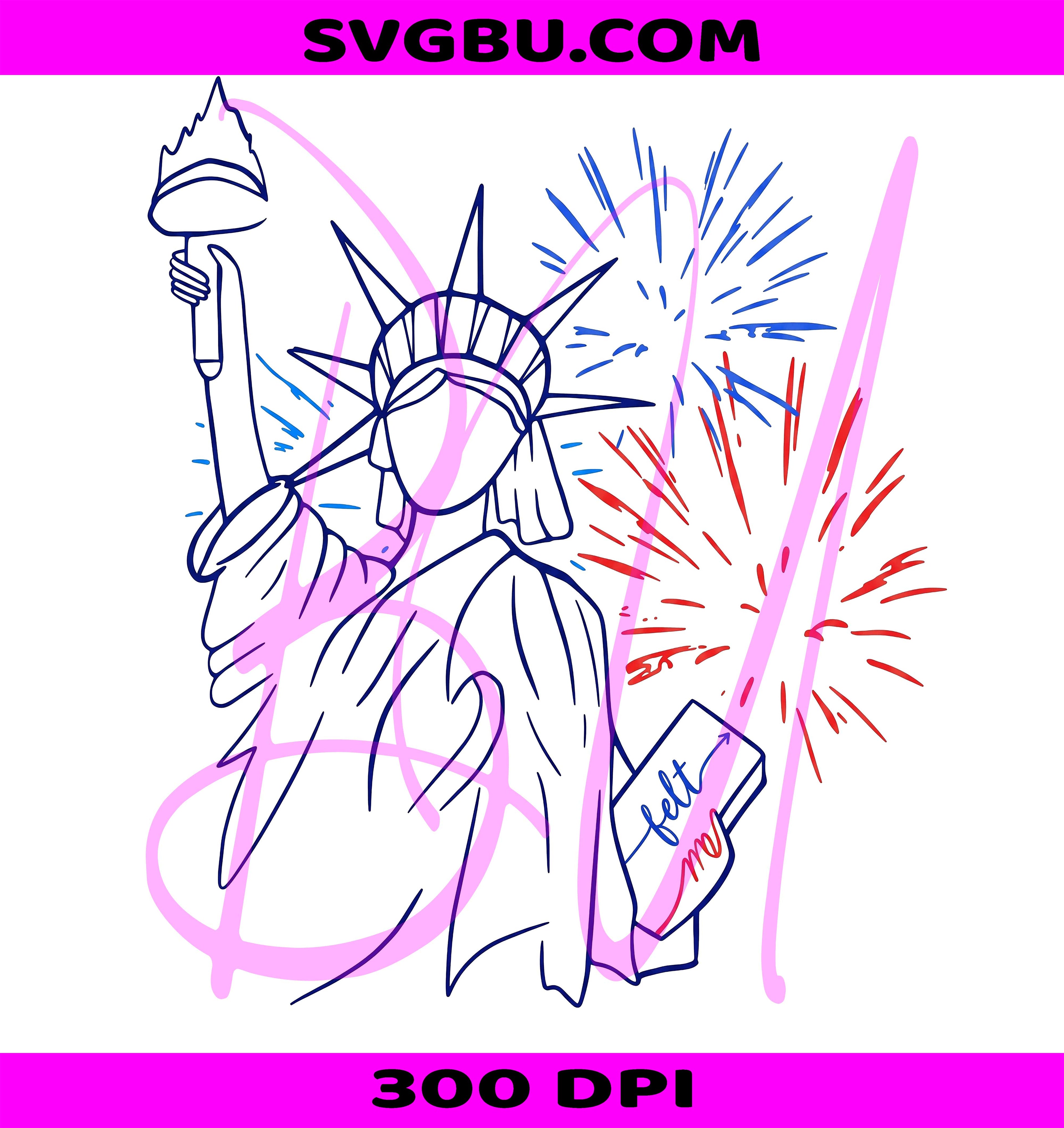 FDT July 4th PNG, Pro-Democratic Anti-Trump PNG, 4th Of July Political PNG
