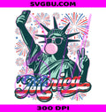 Statue Of Liberty Selfie PNG, Merica Flag Letters PNG, Cool Statue Of Liberty PNG