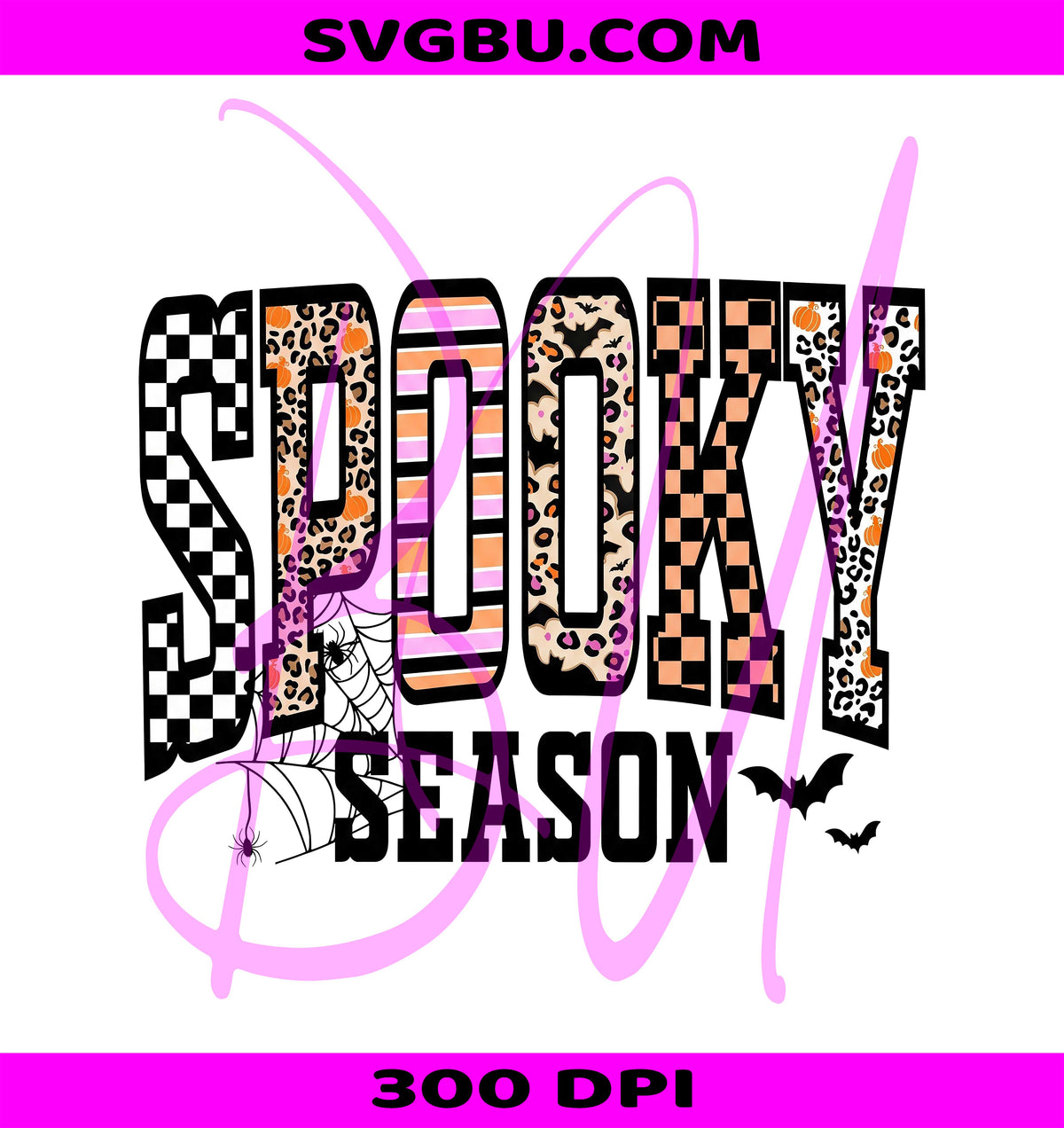 Retro Halloween Spooky Coquette PNG, Halloween Leopard PNG, Girly PNG