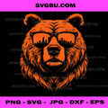 Bear Sunglasses PNG, Funny Bear Wearing Sunglasses Illustration