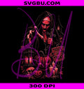 Retro Halloween Horror PNG, Spooky Valak Nun PNG, Trick Or Treat PNG