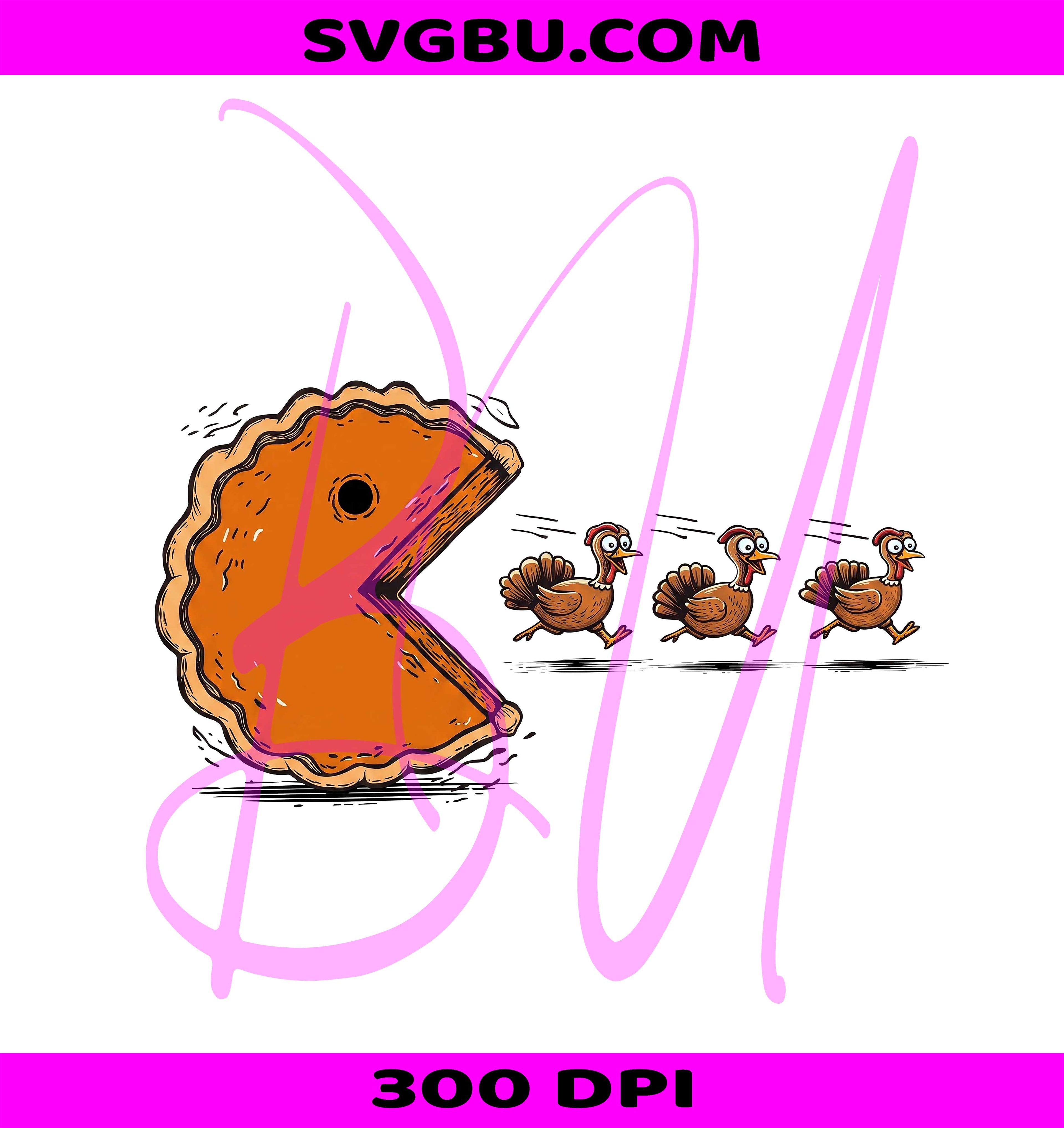 Retro Pumpkin Pie PNG, Funny Thanksgiving Turkey PNG, Turkey Day PNG