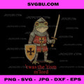 Funny Twas The Tism MLord PNG, Medieval Knight Frog Meme Humor Design