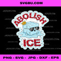 Abolish ICE Cool Ice Cube With Crown PNG, Funny Sarcastic Art PNG
