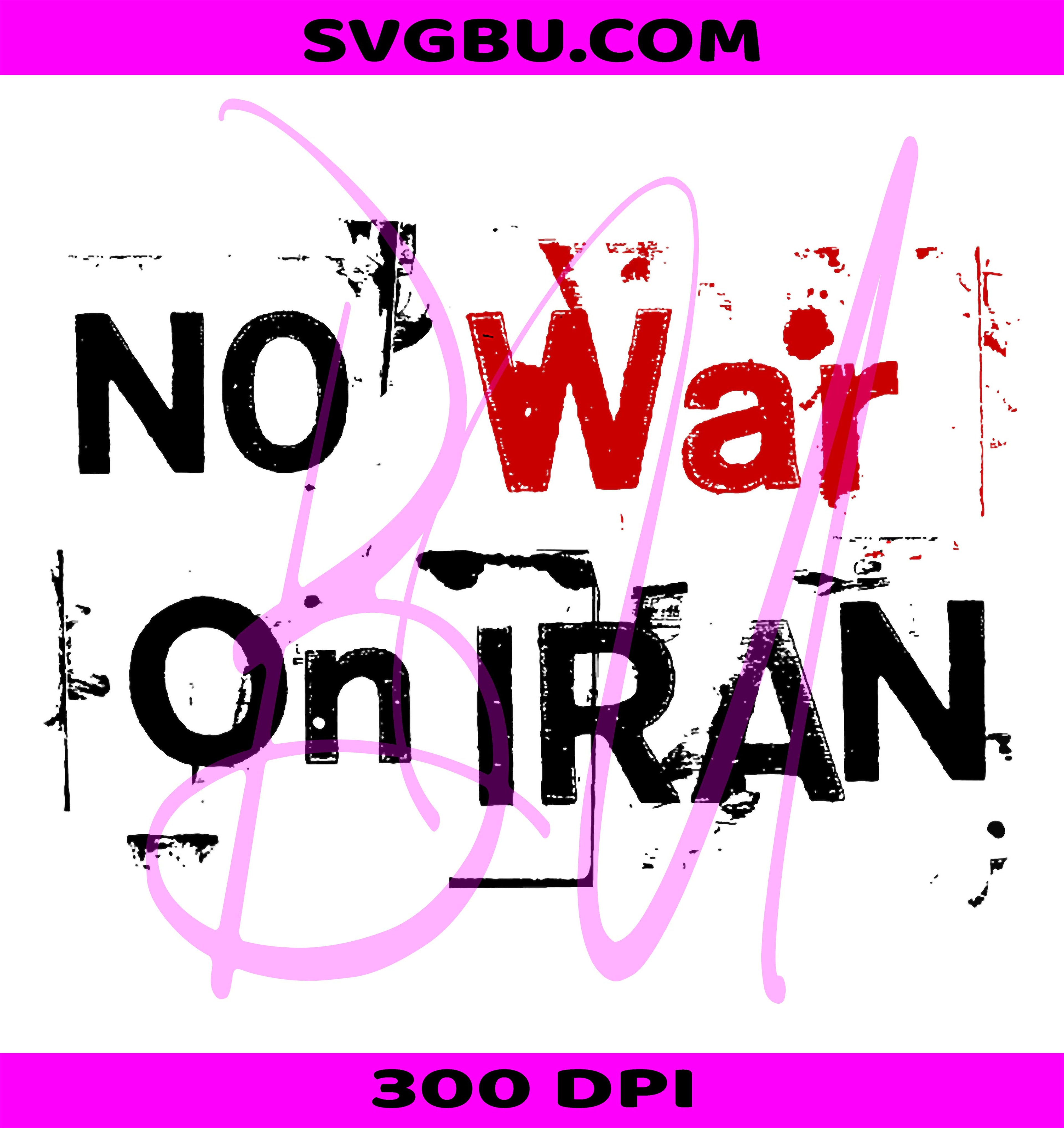 No War PNG, Anti War PNG, No War On Iran PNG