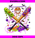 Ice Cream Baseball Drip PNG, Baseball Player PNG, Fun Fall Sports PNG