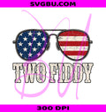 Two Fiddy PNG, Funny Patriotic Sunglasses PNG, America Humor PNG