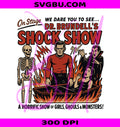 Shock Show PNG, Retro Halloween Monster PNG, Halloween Horror PNG