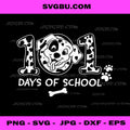 101 Days Of School Dog PNG, Dalmatian Puppy PNG, Student Holiday PNG