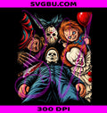 Retro Horror Movie PNG, Halloween Slasher PNG, Digital Horror PNG