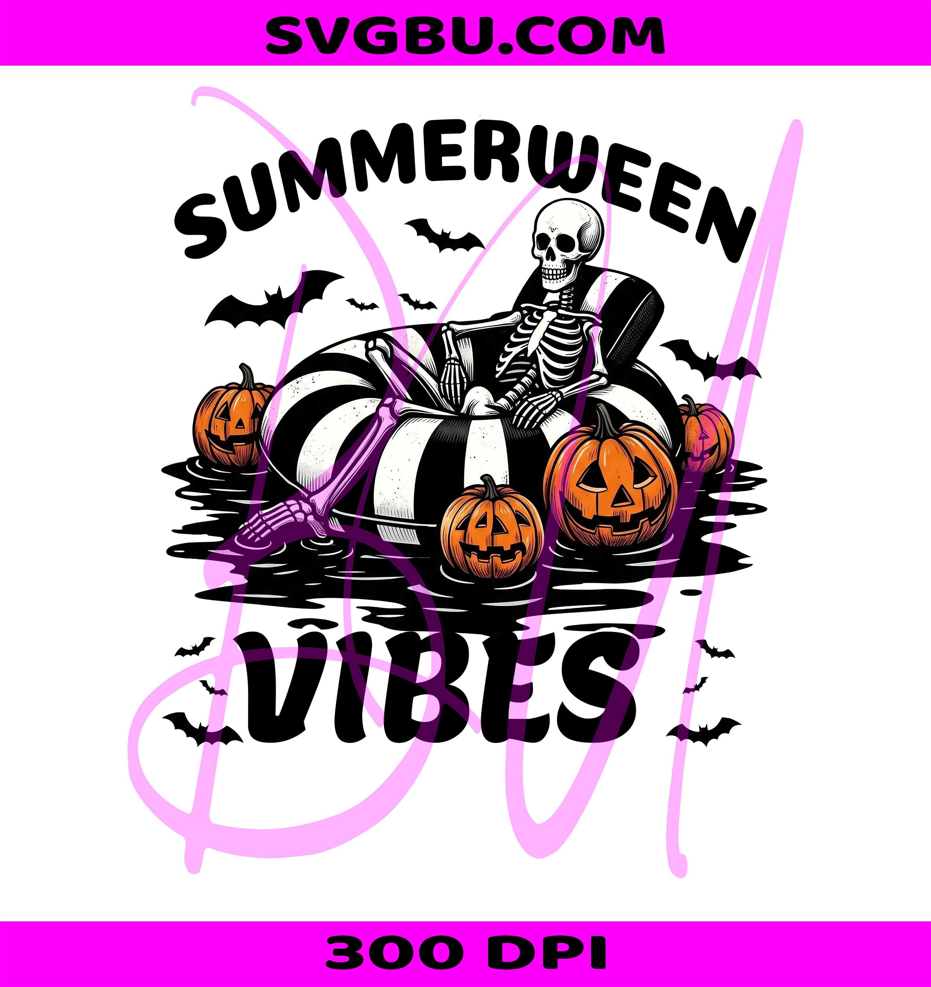 Summerween Vibes PNG, Cozy Halloween PNG, Summerween PNG