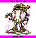 Ice Cream Baseball PNG, Slime Sports PNG, Sporty Clipart PNG