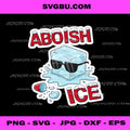 Abolish ICE Melting Ice Cube With Sunglasses PNG, Funny Art PNG
