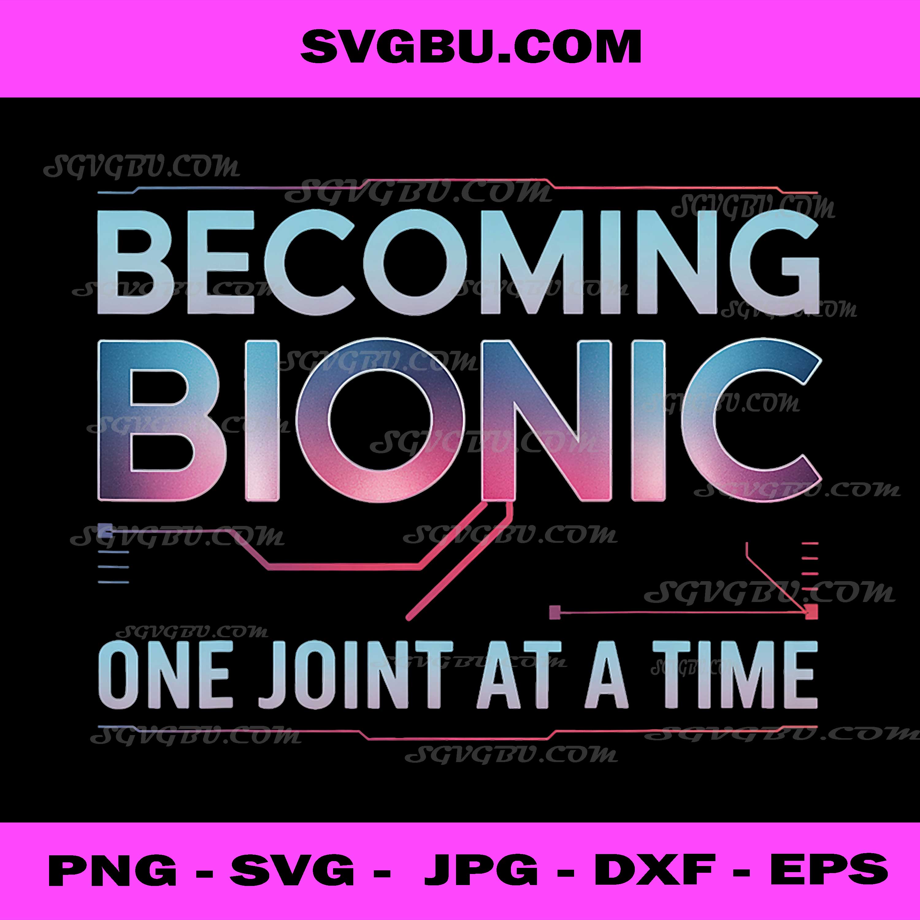 Becoming Bionic One Joint At A Time, Artificial Injury PNG