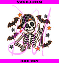 Retro Skeleton Cap PNG, Cool Skeleton Kids PNG, Spooky Season PNG