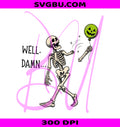 Skeleton Lost Balloon PNG, Funny Halloween Skeleton PNG, Gothic Spooky PNG