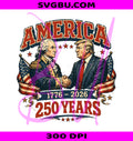 Trump George Washington PNG, USA 250 Patriotic PNG, Retro Independence Day PNG