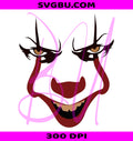 Horror Clown Balloon PNG, Horror Movie PNG, Horror Halloween PNG