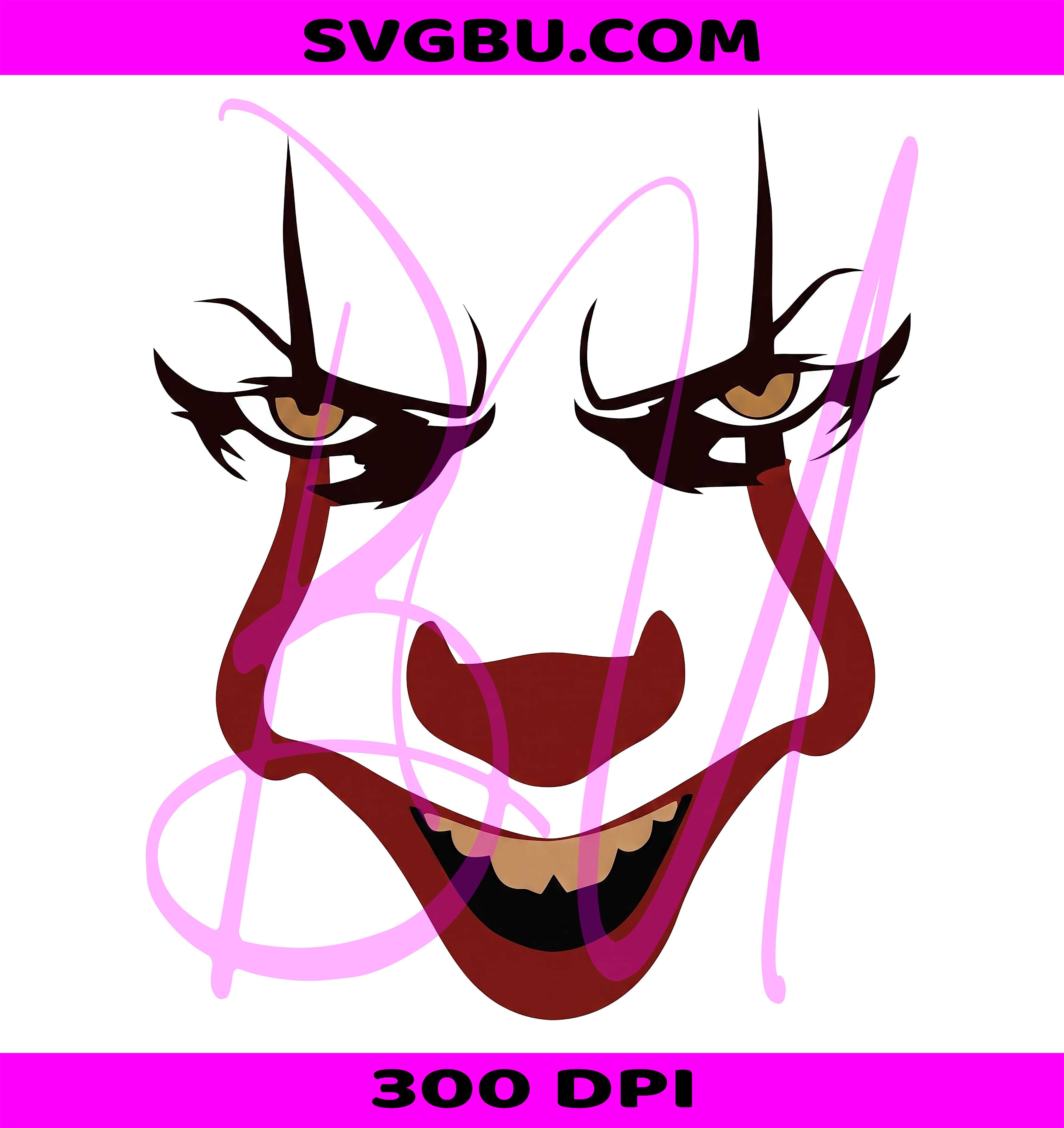 Horror Clown Balloon PNG, Horror Movie PNG, Horror Halloween PNG