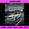Skyline JDM Car PNG, Japanese Street Racing PNG, Retro Drift Car Art PNG