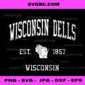 Wisconsin Dells WI J01 Vintage Athletic Sports Design PNG
