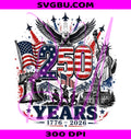America 250 Years 1776 2026 PNG, USA 250th Anniversary PNG, USA 250 Years PNG