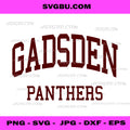 Gadsden Panthers PNG, Varsity Sports Mascot PNG, College Style Type PNG