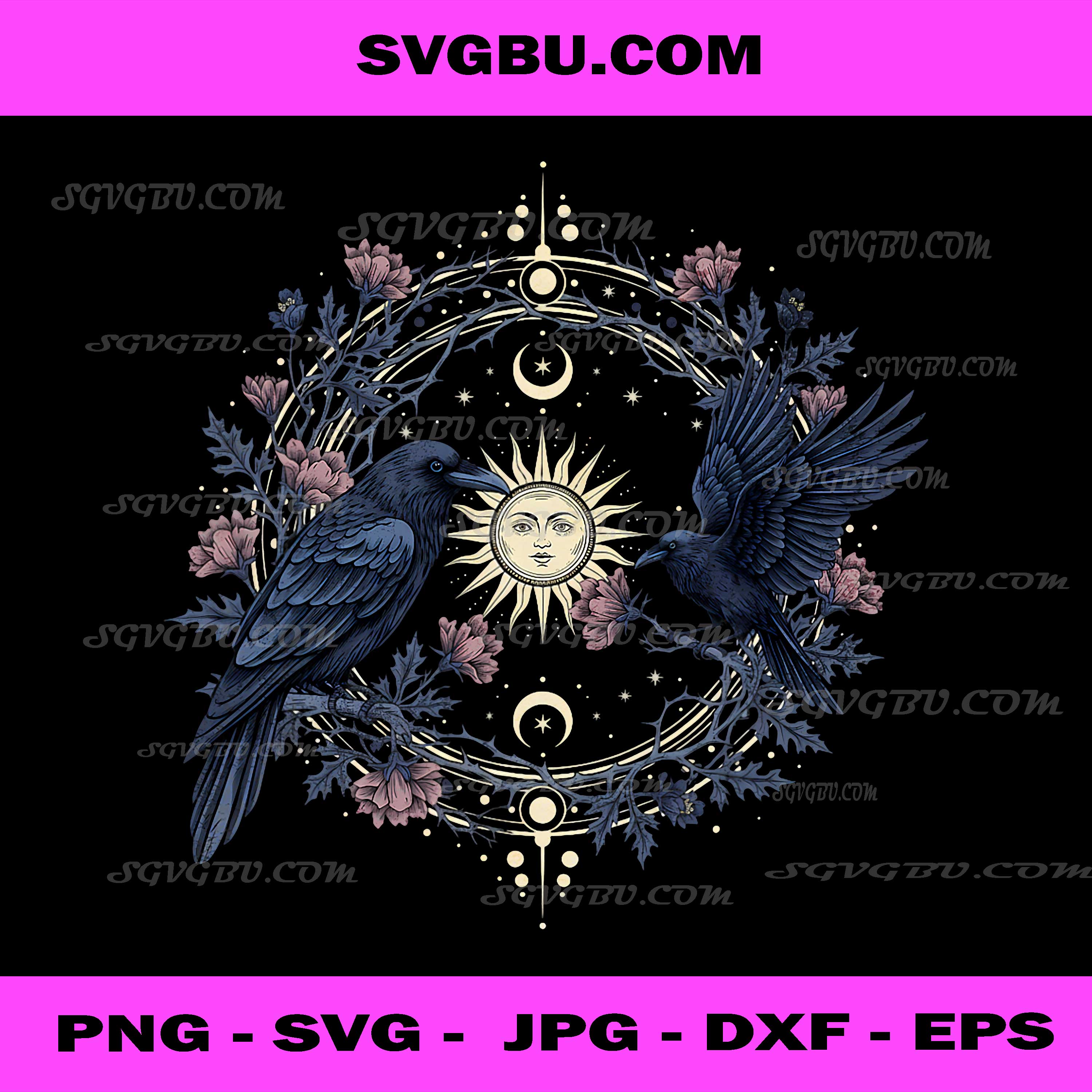 Bird Lover, Bird Nerd, Bird Watching Lover, Celestial Raven PNG