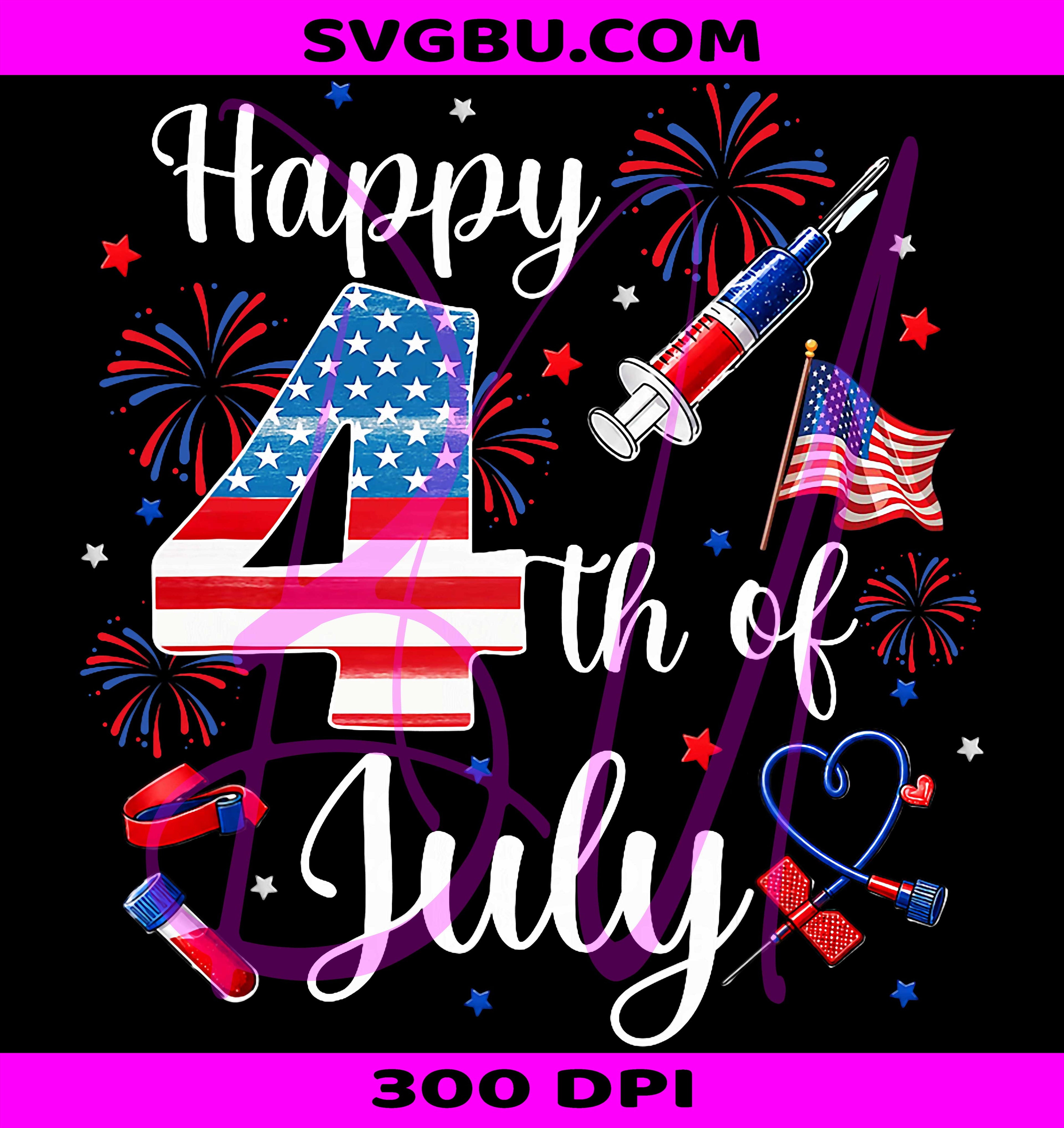 Phlebotomist 4th Of July PNG, Phlebotomy Tech PNG, Phleb Nurse PNG