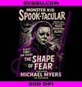 Slashers PNG, Retro Halloween PNG, Scary Horror Movie PNG