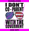 CoParent Government PNG, Freedom Family PNG, American Flag PNG