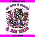 250 Years Of Freedom PNG, Raccoon Bad Ideas PNG, Raccoon Burger PNG
