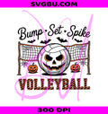 Halloween Volleyball PNG, Spooky Jack O Lantern PNG, Halloween Sports PNG