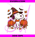Snoopy Halloween PNG, Nostalgic Snoopy PNG, Autumn Peanuts PNG
