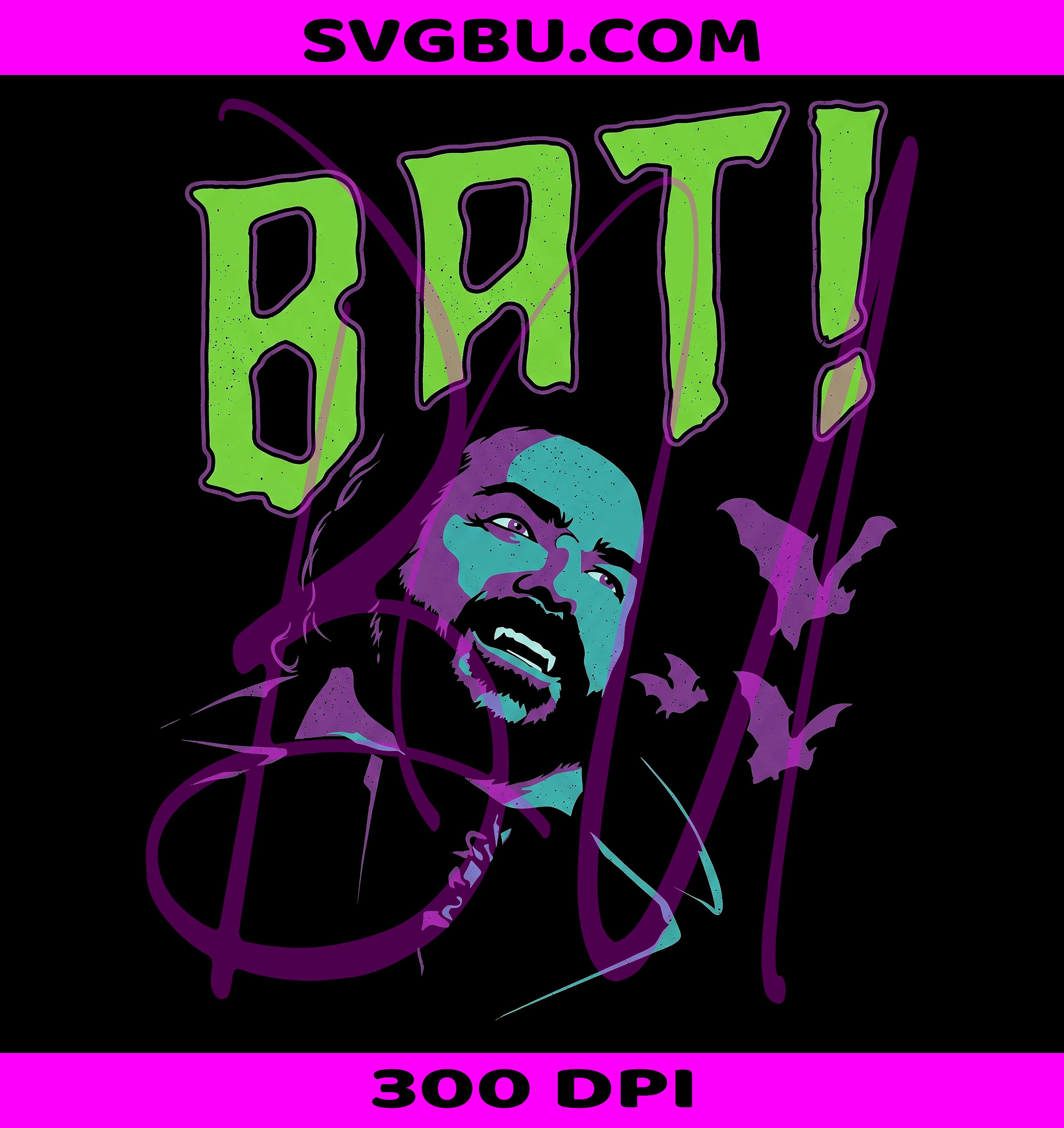 Laszlo Bat PNG, Laszlo TV Series PNG, Retro Halloween PNG