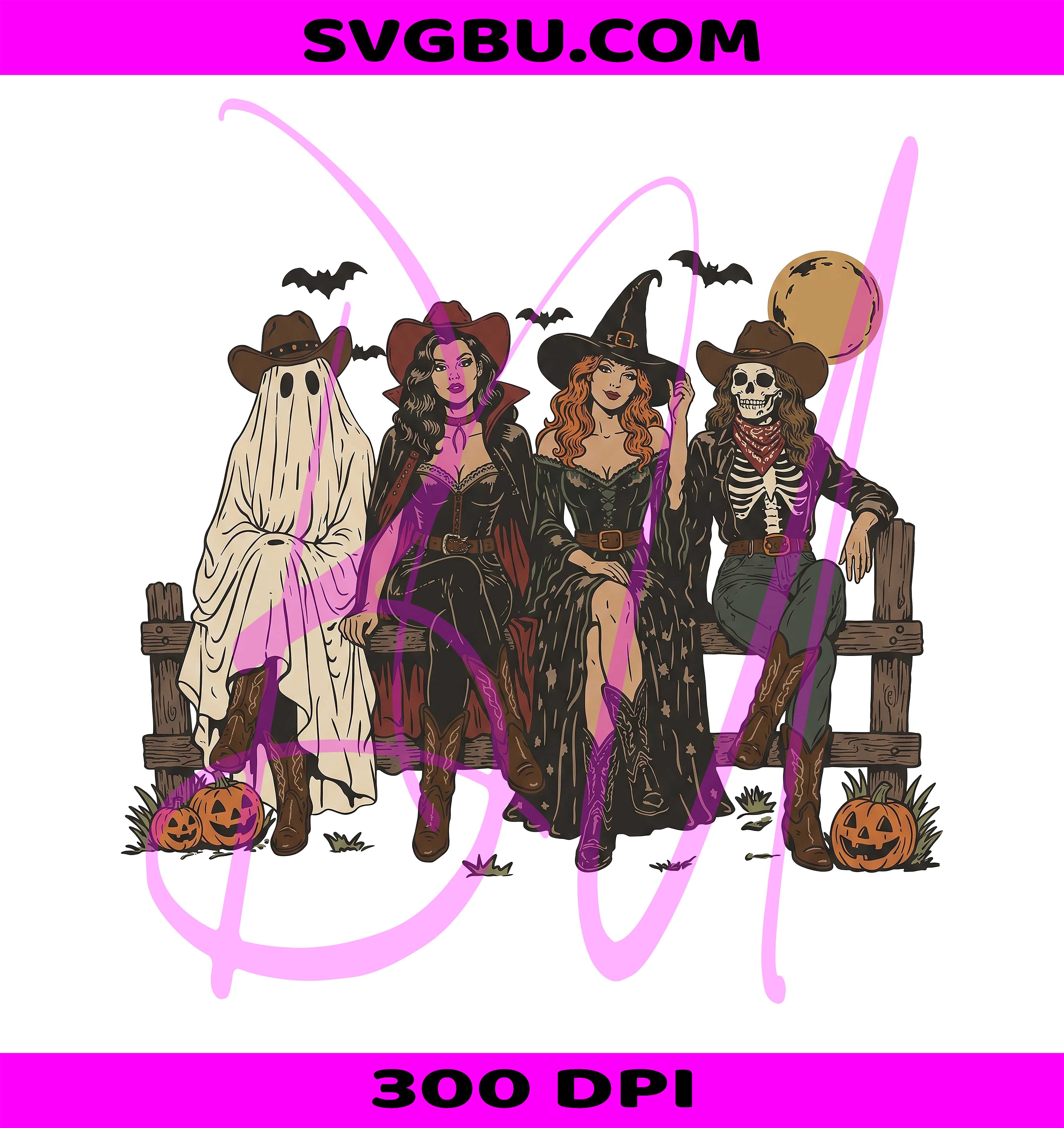 Howdy It's Spooky Season PNG, Spooky Cowboy PNG, Retro Halloween Country PNG