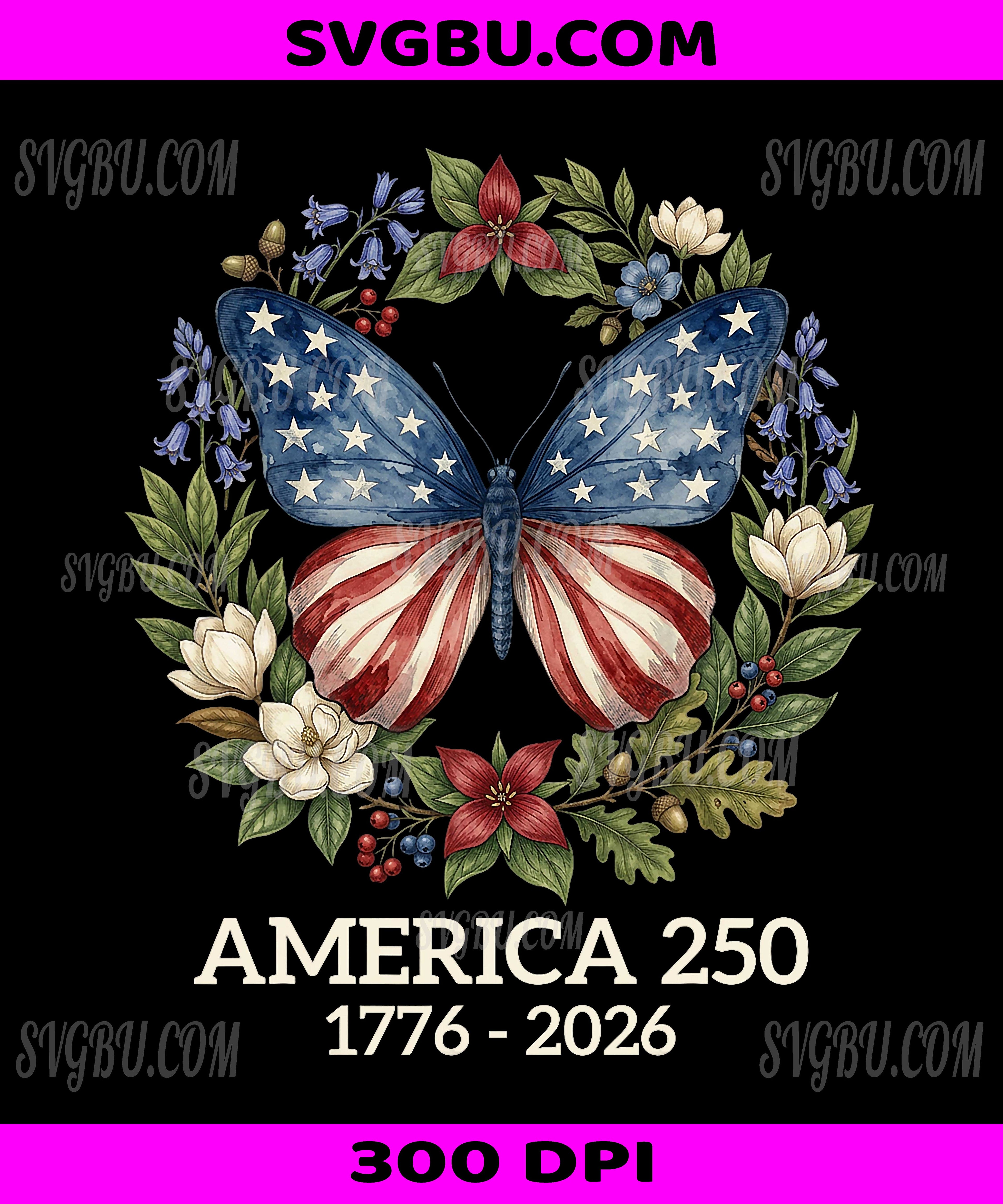 250th Anniversary USA Patriotic Freedom, 4th Of July American PNG