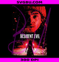 Resident Evil Shirt PNG, Retro Movie Graphic PNG, Limited Resident Evil PNG