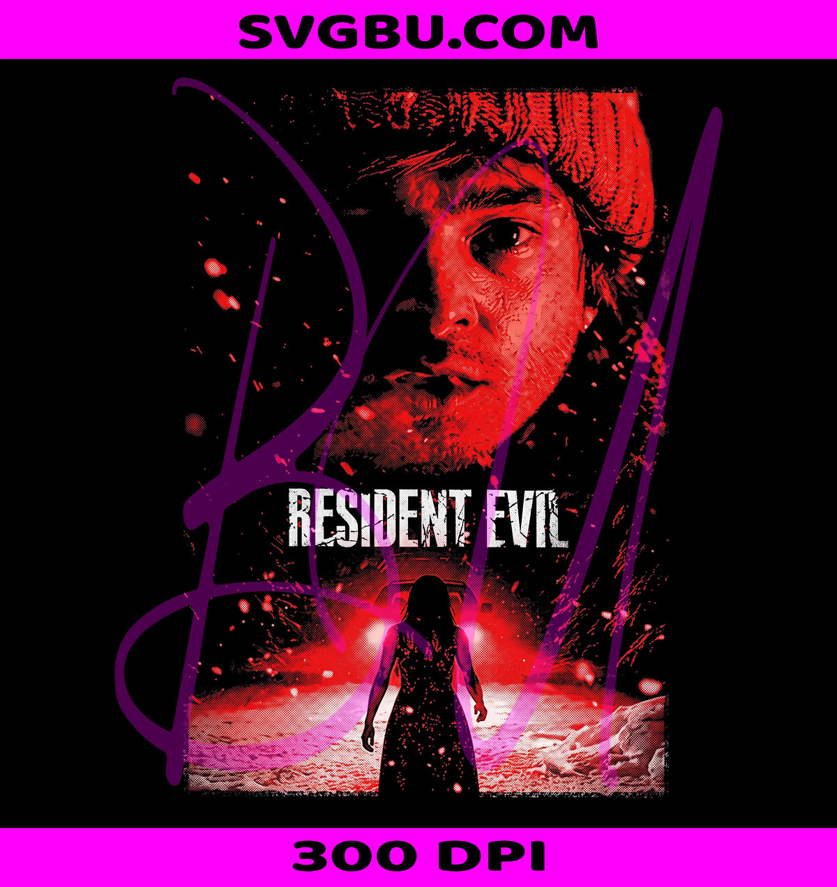 Resident Evil Shirt PNG, Retro Movie Graphic PNG, Limited Resident Evil PNG
