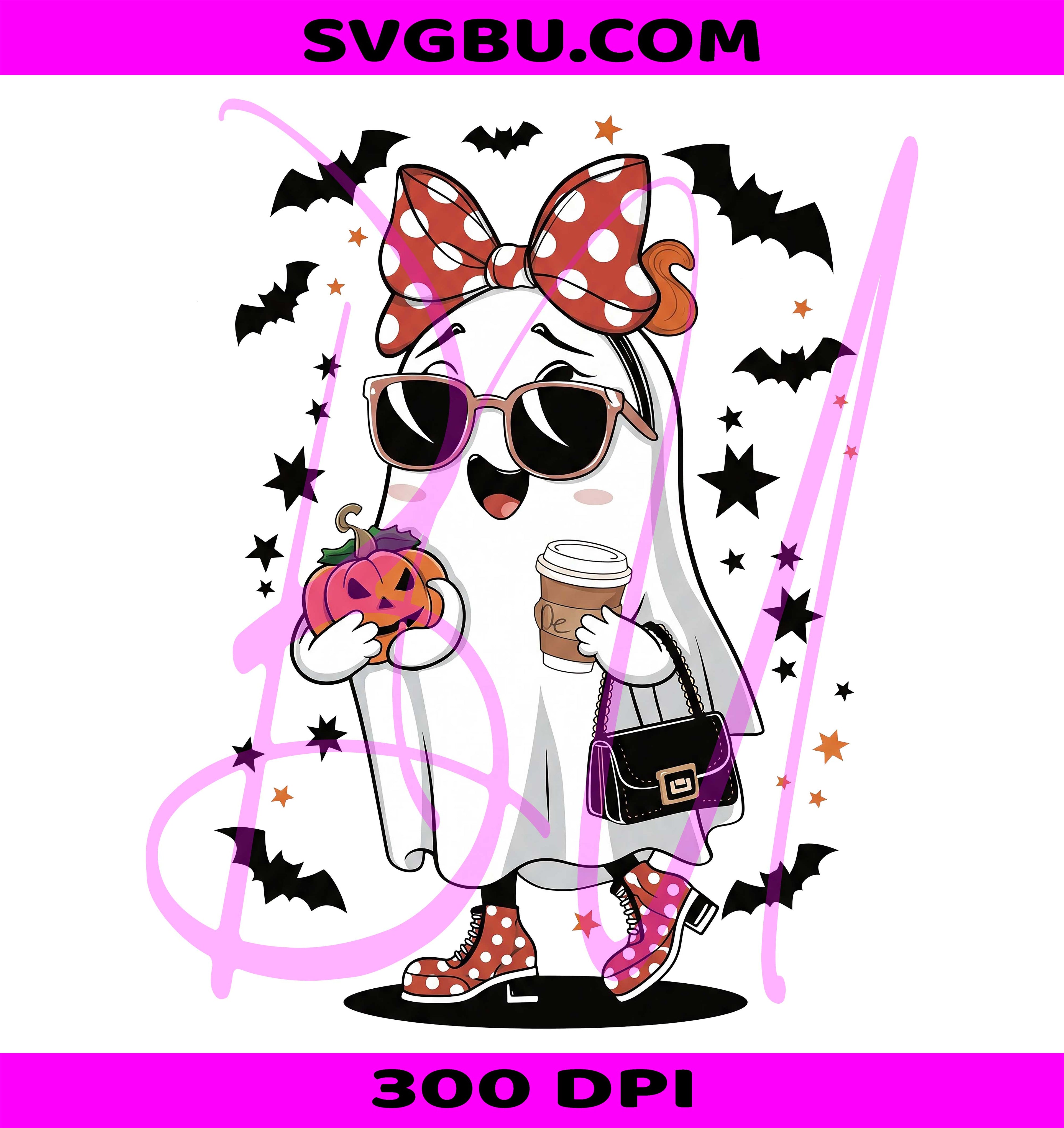 Cute Ghost PNG, Halloween Ghost PNG, Spooky Season Ghost PNG
