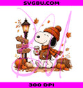 Cozy Beagle PNG, Watercolor Fall Dog PNG, Autumn Coffee PNG