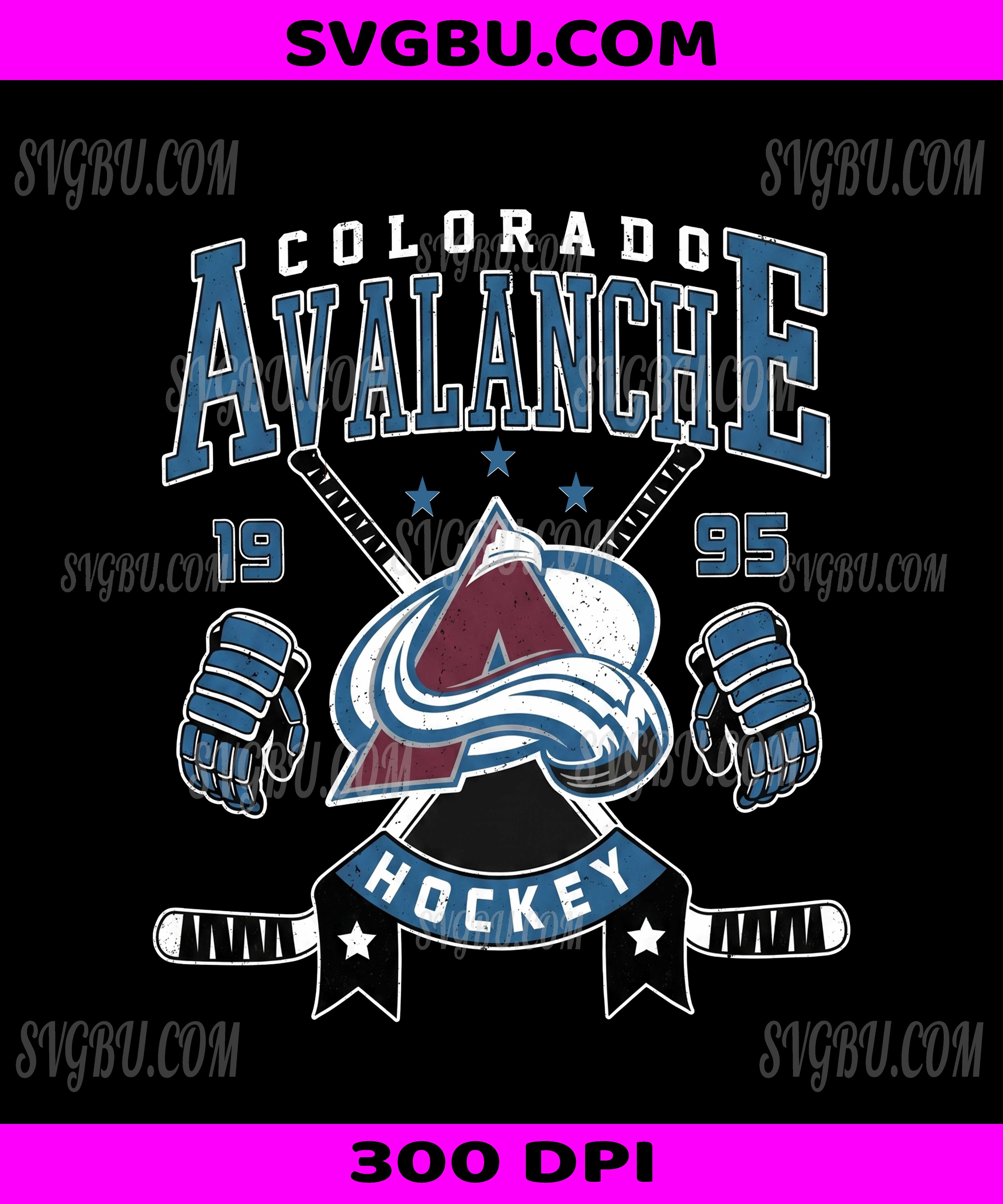 Colorado Avalanche, 1995 Hockey Team Sports Design PNG