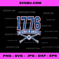 1776 No Kings In America Patriotic Vector PNG, USA Liberty PNG