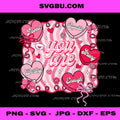 Valentine Preppy You are Loved Worthy Enough Heart Teacher PNG