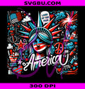 4th Of July Statue Of Liberty PNG, Graffiti America PNG, Land Of The Free PNG