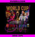 Spain vs Argentina 2026 PNG, World Cup Final PNG, Soccer Commemorative PNG