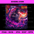 Gorillazilla Kaiju PNG, Monster Fighting UFO, Alien Japanese PNG
